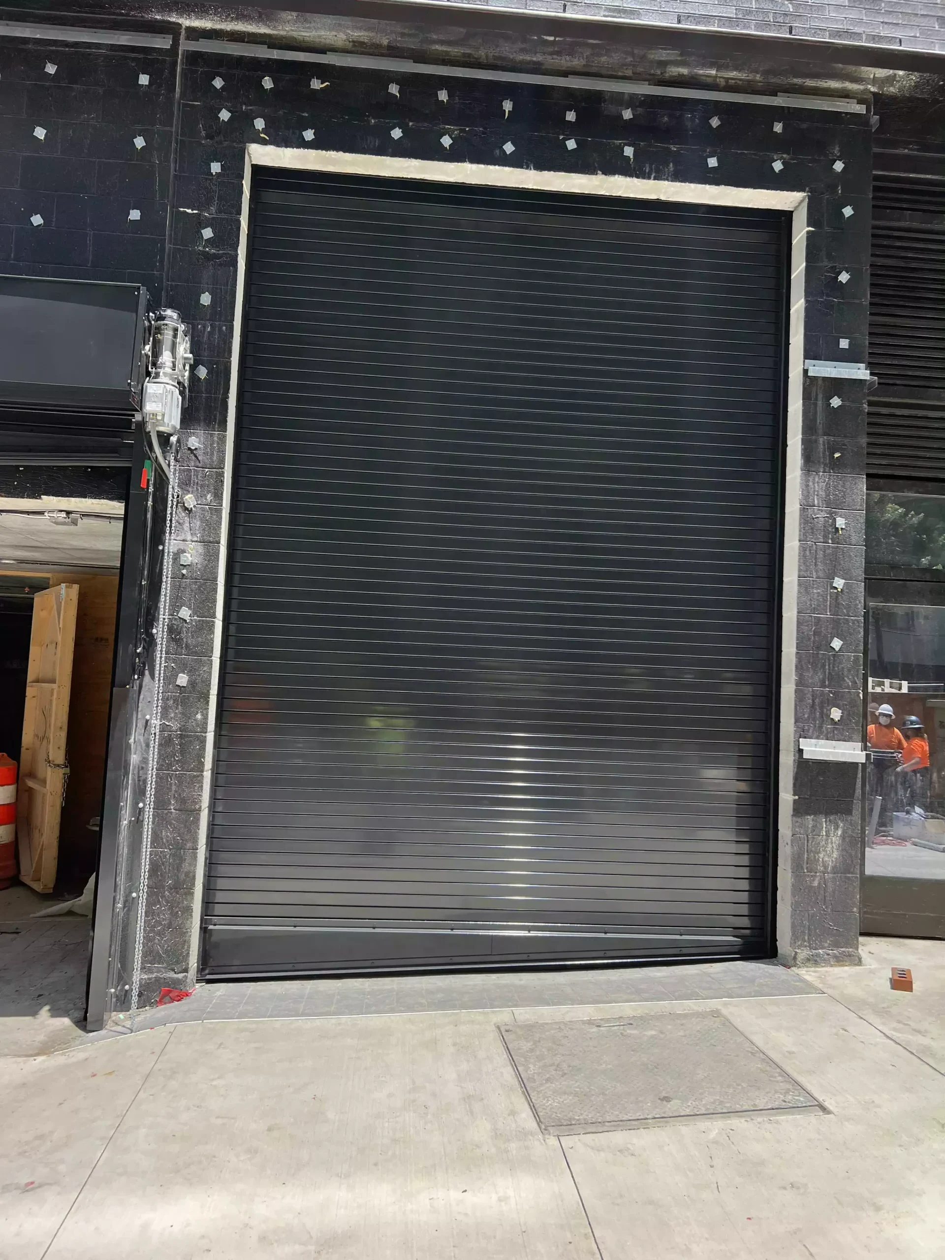 Powder Coated High Speed Rolling Steel Door