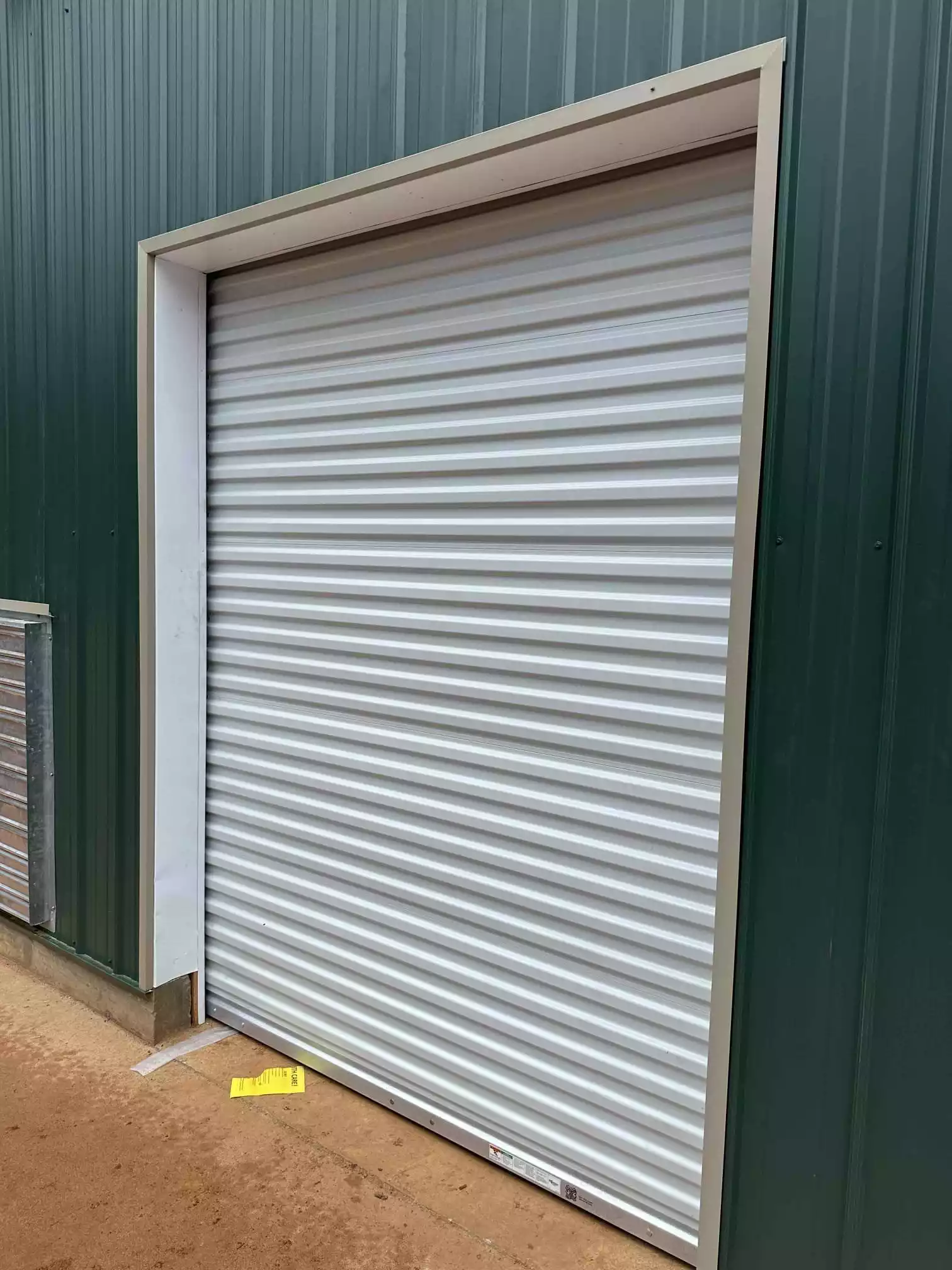 8-2-24 sheet door Aaron Dock & Door - Commercial Service